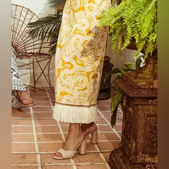 Antonio Melanix The Nat Note Riviera Woven Metallic Slip-On Mules - Picture 2 of 8